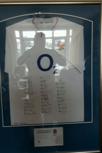 England Rugby 2010 Six Nations Signed Shirt Signed Memorabilia 4U