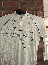 England Signed Cricket Shirt West Indies