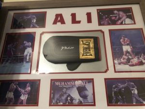Ali Signed Boxing Mitt