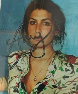 Amy Winehouse Autographed Photo