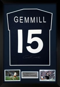 Archie Gemmill Signed Scotland Shirt