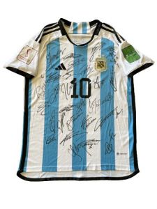 Argentina 2022 World Cup Winners Signed Shirt
