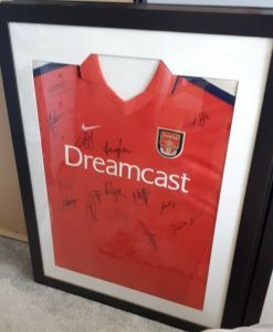 Arsenal 2002 Double Winners Signed Football Shirt