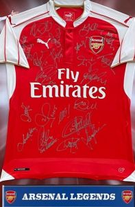 Arsenal Signed Legends Shirt