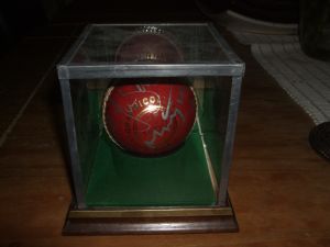 Sachin Tendulkar Signed Cricket Ball