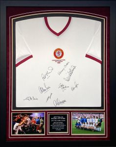 Aston Villa 1982 European Cup Autographed Shirt