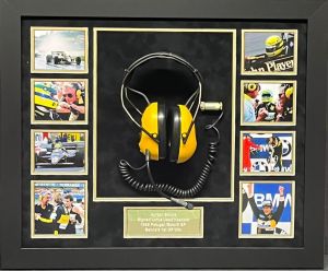 Ayrton Senna Signed Lotus Headset