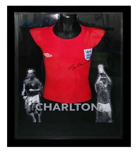 Bobby Charlton Signed England Shirt