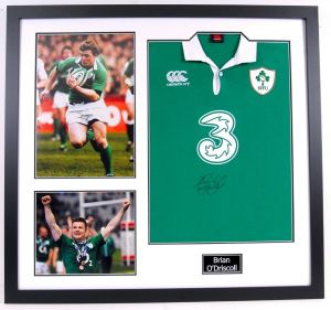 Brian o Driscoll Signed Ireland Shirt
