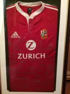 British Lions Squad Signed 2005 Rugby Shirt