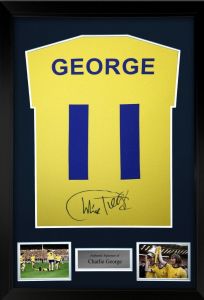 Charlie George Signed Arsenal Away Shirt