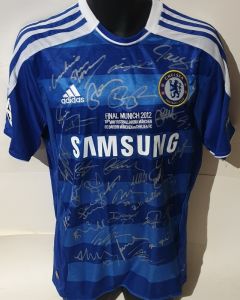 Chelsea Champions League 2012 Signed Football Shirt