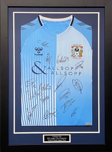 Coventry City Signed League One Champions Shirt