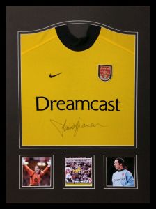David Seaman Signed Arsenal Shirt