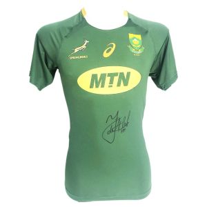 Faf de Klerk Signed South Africa Rugby Shirt
