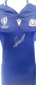 Finn Russell Signed Scotland Shirt