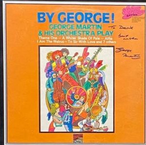 George Martin Autographed Album