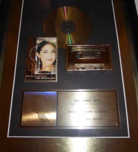Gloria Estefan Riaa Gold Disc