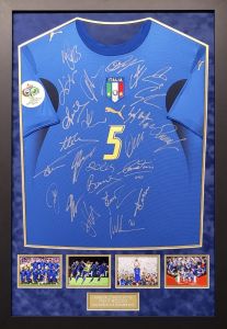 Italy 2006 World Cup Signed Shirt