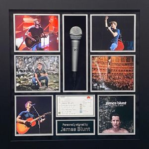 James Blunt Signed Microphone
