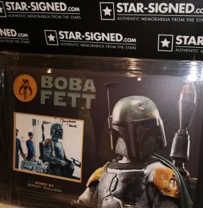 Star Wars Boba Fett Jeremy Bulloch Signed Photo