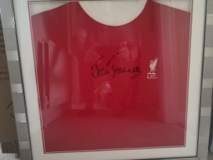 John Toshack Signed Liverpool Shirt