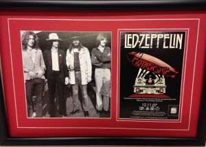 Signed Led Zeppelin Flyer