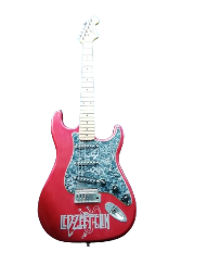 Led Zepplin Signed Guitar
