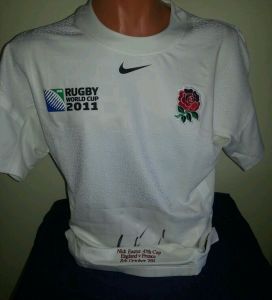 Nick Easter Signed England Match Shirt