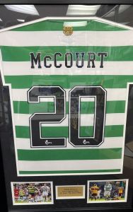 Paddy McCourt Autographed Celtic Shirt