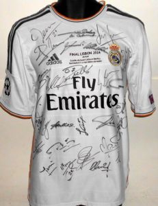 Real Madrid 2014 Champions League Signed Shirt