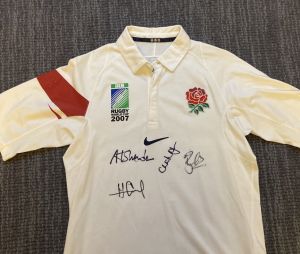 England 2007 RWC Signed Shirt 