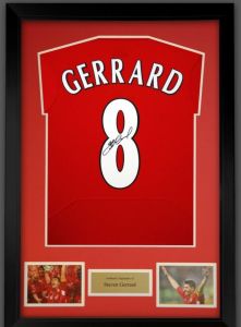 Steven Gerrard Signed Liverpool Shirt