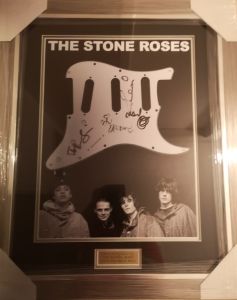 Stone Roses Signed Guitar Plate