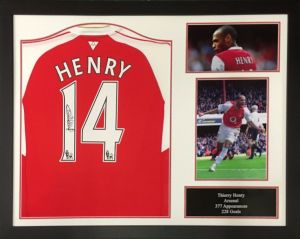 Thierry Henry Signed Arsenal Shirt