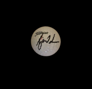 Tiger Woods Autographed Golf Ball