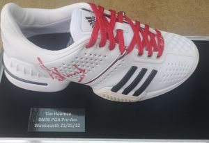 Tim Henman Autographed Tennis Shoe