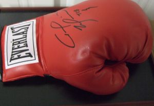 Tommy Morrison Autographed Boxing Glove