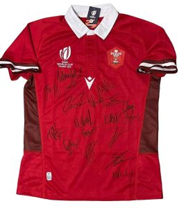 Wales 2023 RWC Squad Signed Shirt