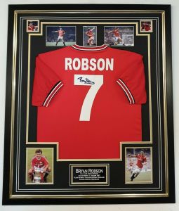 Bryan Robson Signed MUFC No. 7 Shirt