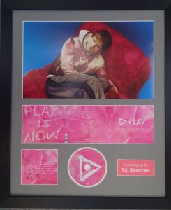 Ed Sheeran Signed Play Cd