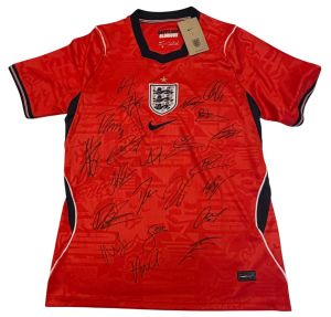 England Squad Signed Away Shirt