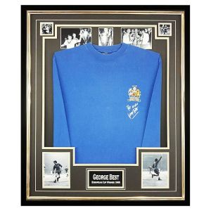 George Best Signed 1968 European Cup Shirt