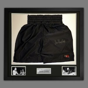 Henry Cooper Signed Boxing Shorts