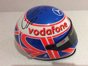 Jenson Button Signed F1 Helmet