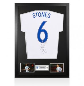 John Stones Signed Shirt
