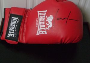 Lennox Lewis Signed Boxing Glove