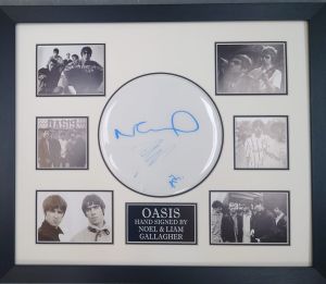 Oasis Signed Drum Skin