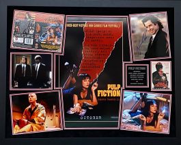 Pulp Signed Pulp Fiction Signed Display - Signed Memorabilia 4U