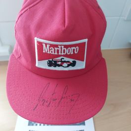 Ayrton Senna Signed Cap - Signed Memorabilia 4U